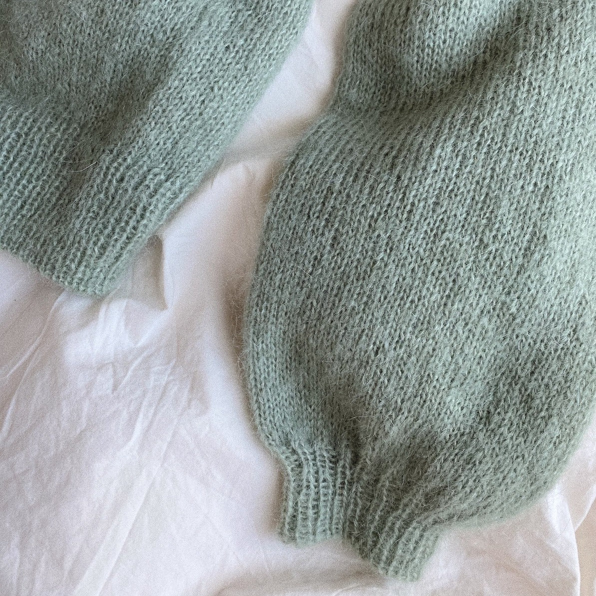 Novice Cardigan Mohair Edition - Knitting Kit - Limited Edition in Kidsilk Haze Colour