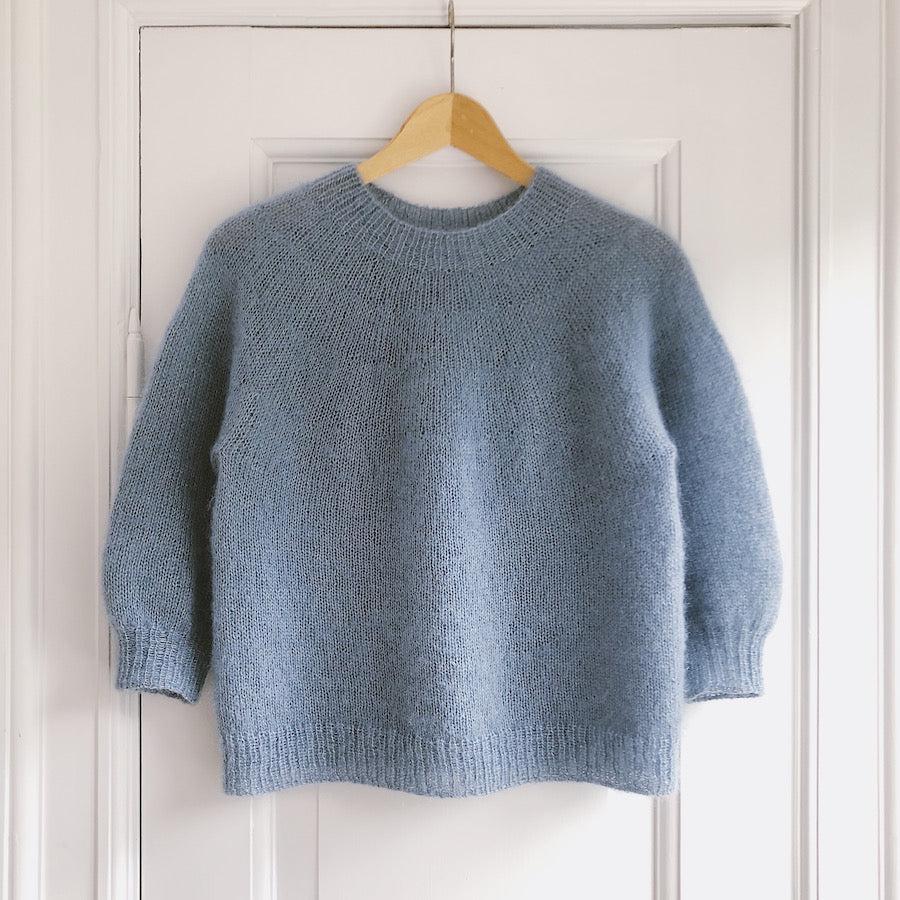 Novice Sweater Mohair Edition - Knitting Kit - Limited Edition in Kidsilk Haze Colour