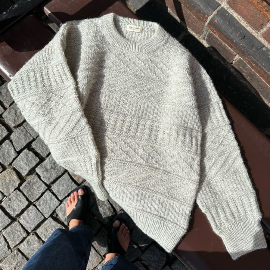 PetiteKnit Storm Sweater Knitting Kit in WYS Wool Revival