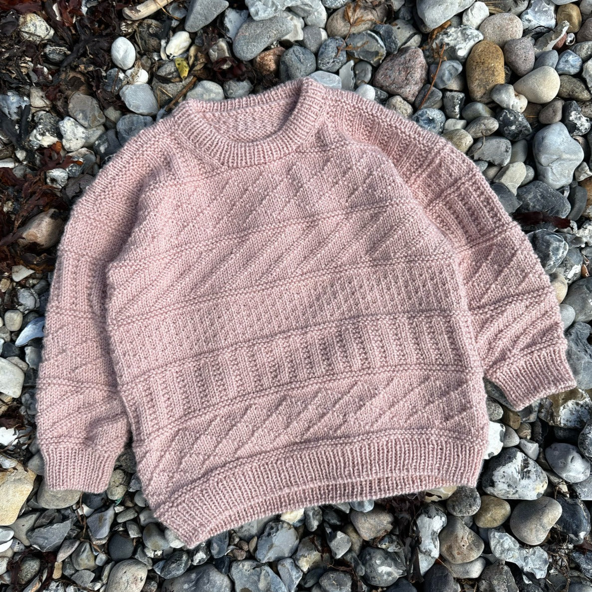 Storm Sweater Junior - Knitting Kit - Limited Edition in Rowan Cotton Wool