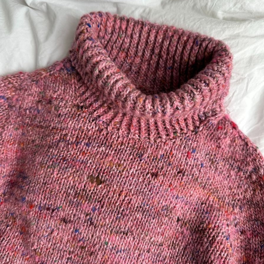 PetiteKnit Terrazzo Sweater Junior - Knitting Pattern