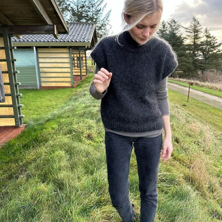 Pull sans manches PetiteKnit Weekend - Modèle de tricot