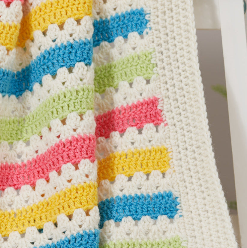 WYS  Carnival Crochet Baby Blanket Pattern