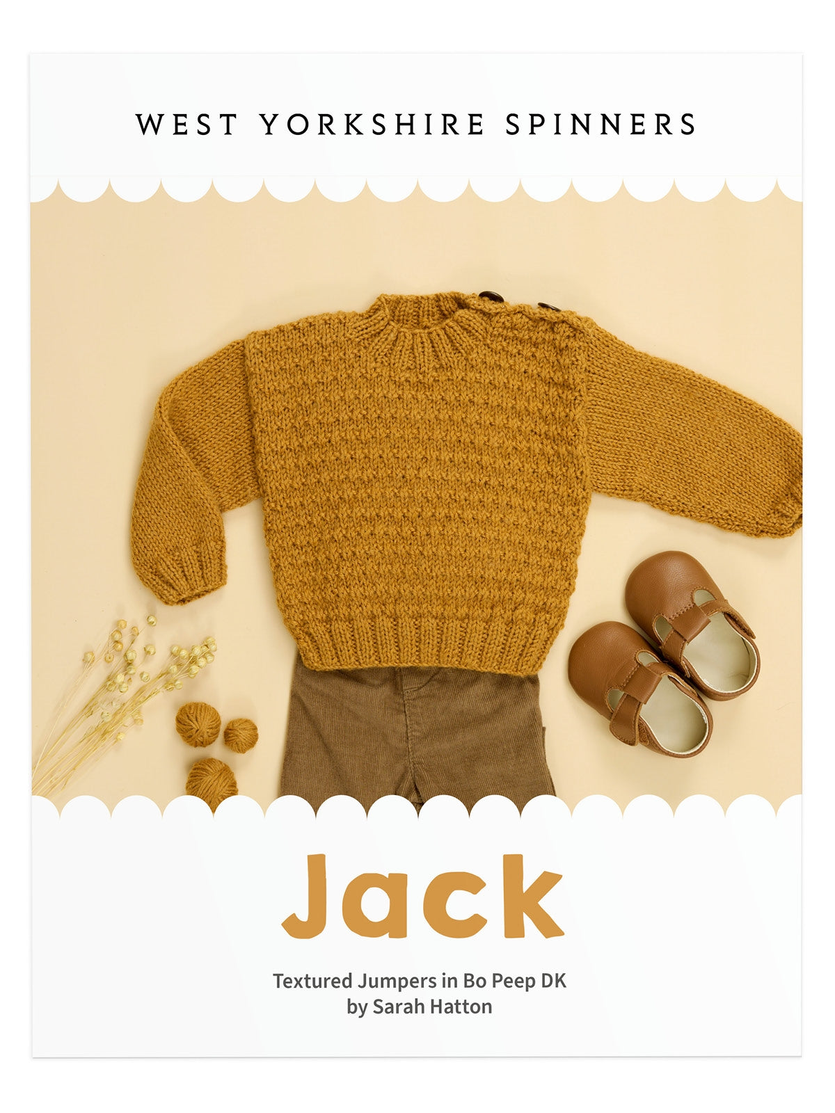 WYS Jack: Textured Jumpers in Bo Peep DK by Sarah Hatton