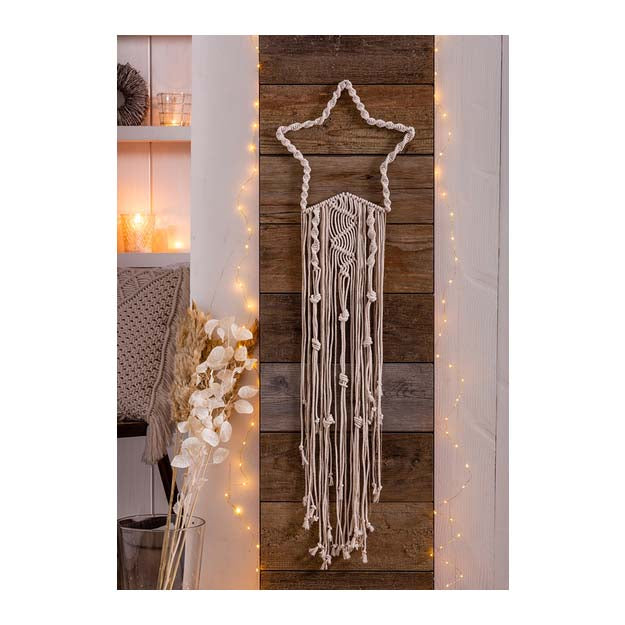 Macramé Shooting Start wall hanging - Pattern (FREE PDF download)