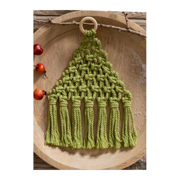 Macramé Boho Xmas tree - Pattern (FREE PDF download)