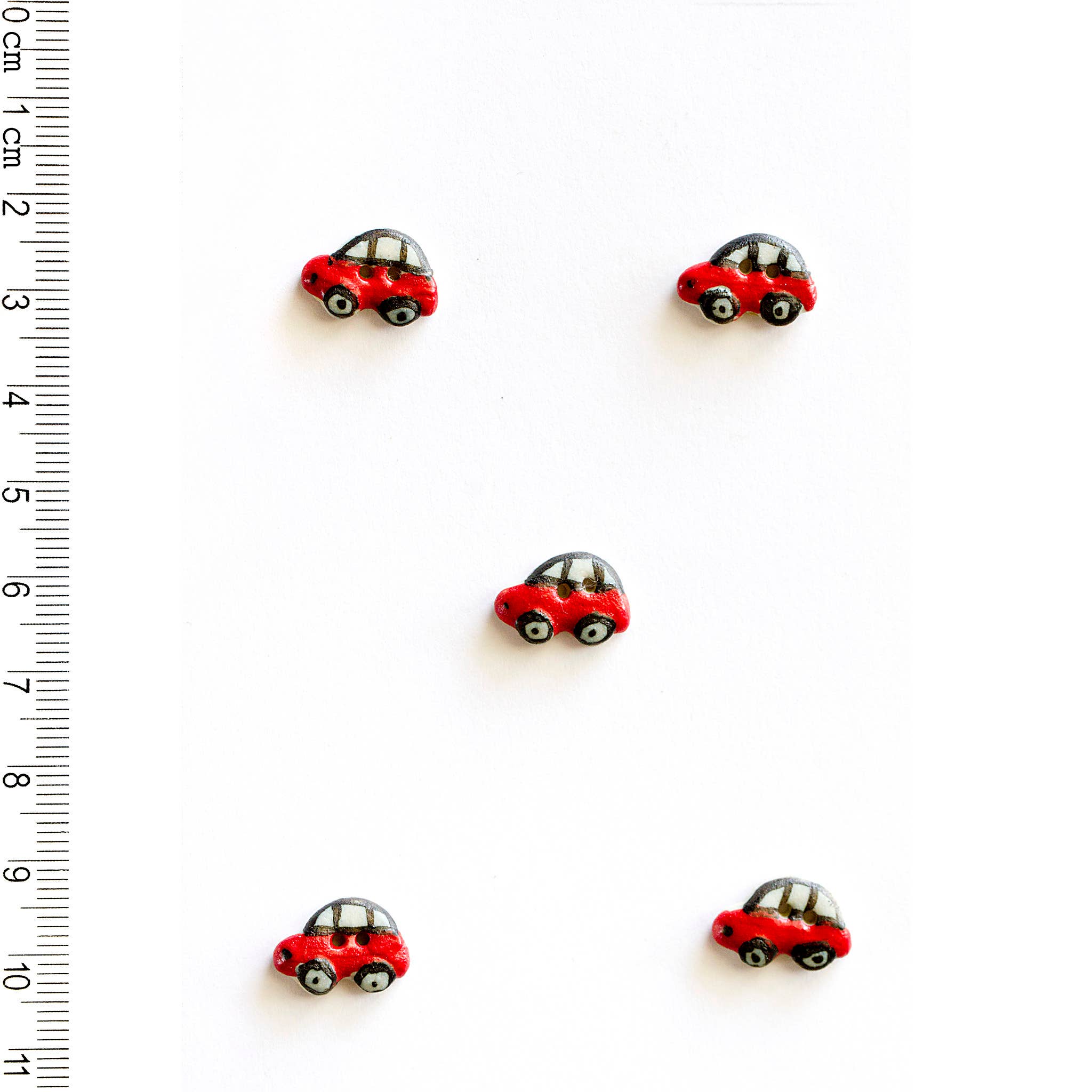 Boutons incomparables - 5 petits boutons de voiture