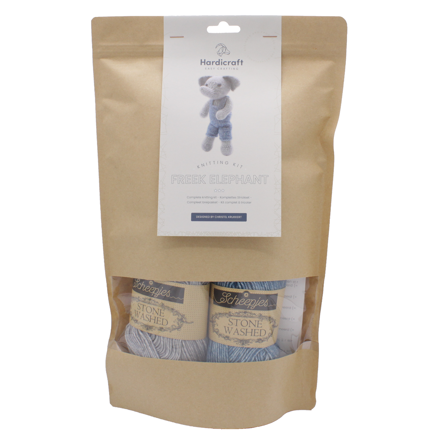 HardiCraft Freek Kit de tricot éléphant