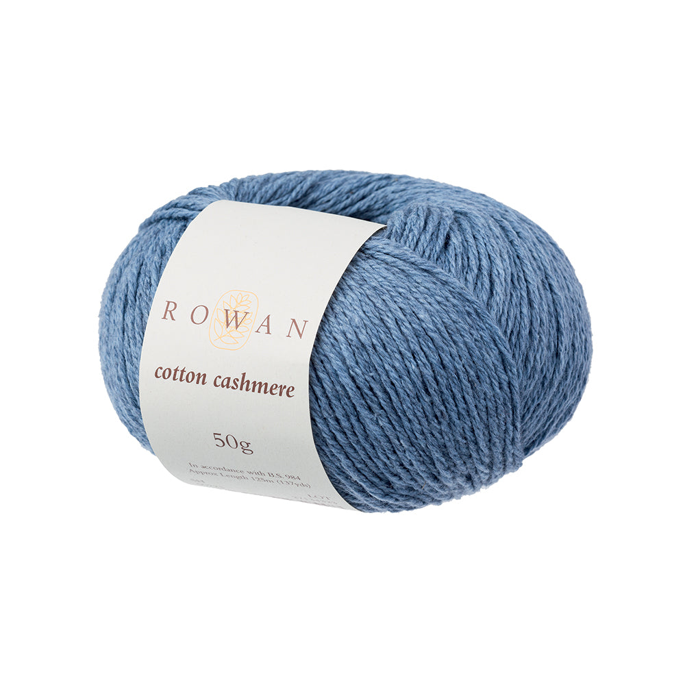 Rowan Cotton Cashmere - 2 x 50g Harbour Blue 223 - End of Dye Lot Bundle