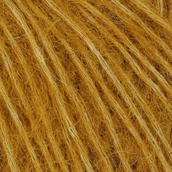 Ball of Rowan Alpaca Classic, alpaca and cotton DK yarn, in shade Golden Girl 114