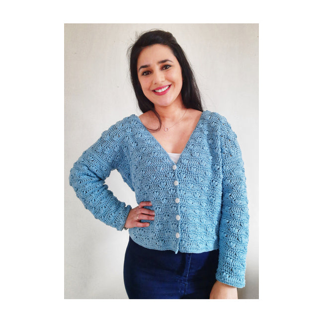 Flower Cardigan Crochet Pattern (FREE PDF Download)