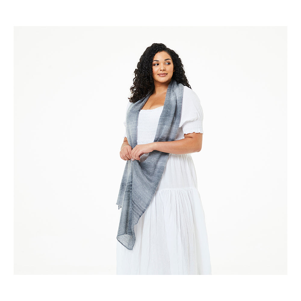 Bea Wrap - Knitting Kit - Limited Edition in Kidsilk Haze Colour
