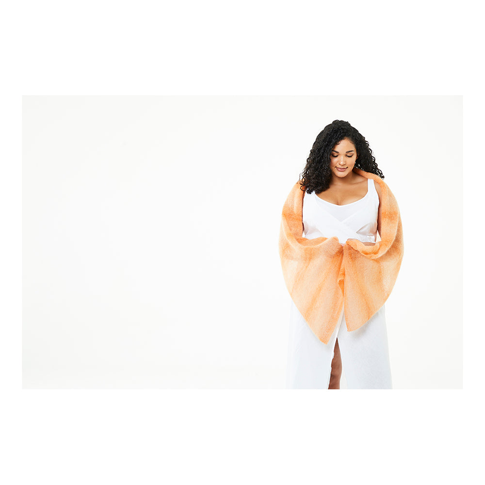 Bea Wrap - Knitting Kit - Limited Edition in Kidsilk Haze Colour