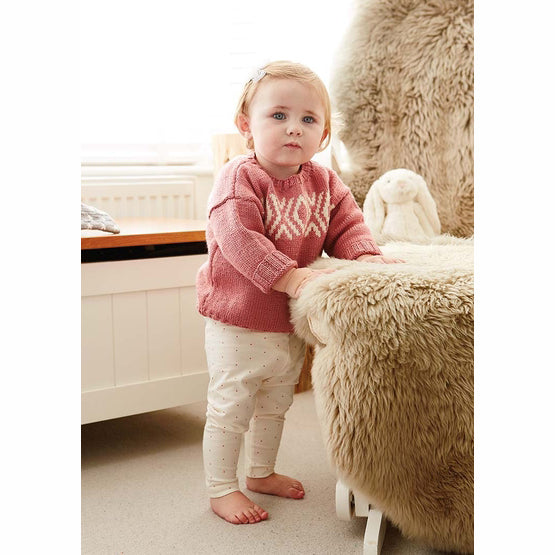Modèle de pull Rowan Bloom pour bébé et tout-petit (téléchargement PDF)