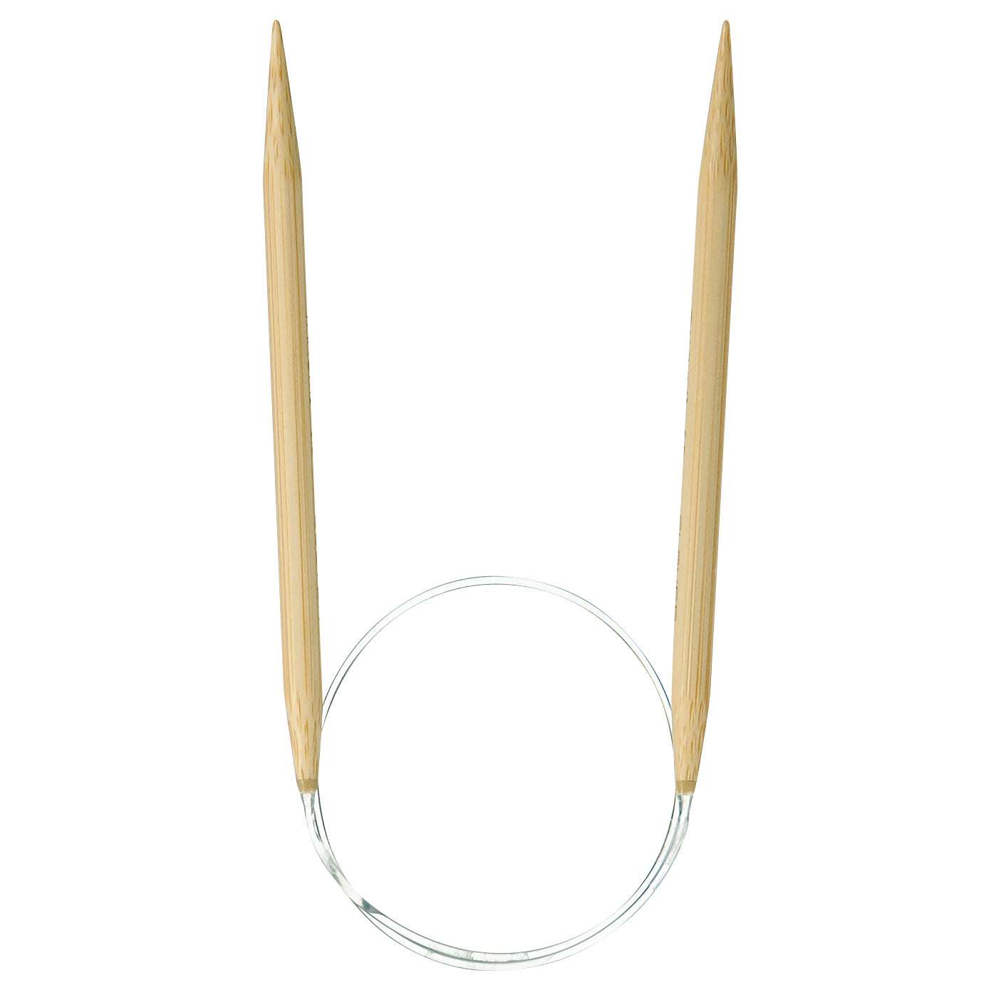 Clover Fixed Circular Knitting Needles - Takumi Bamboo - 40cm