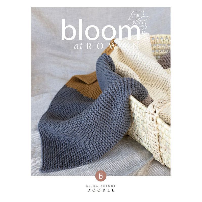Bloom at Rowan – Doodle-Decke für Babys (herunterladbares PDF)