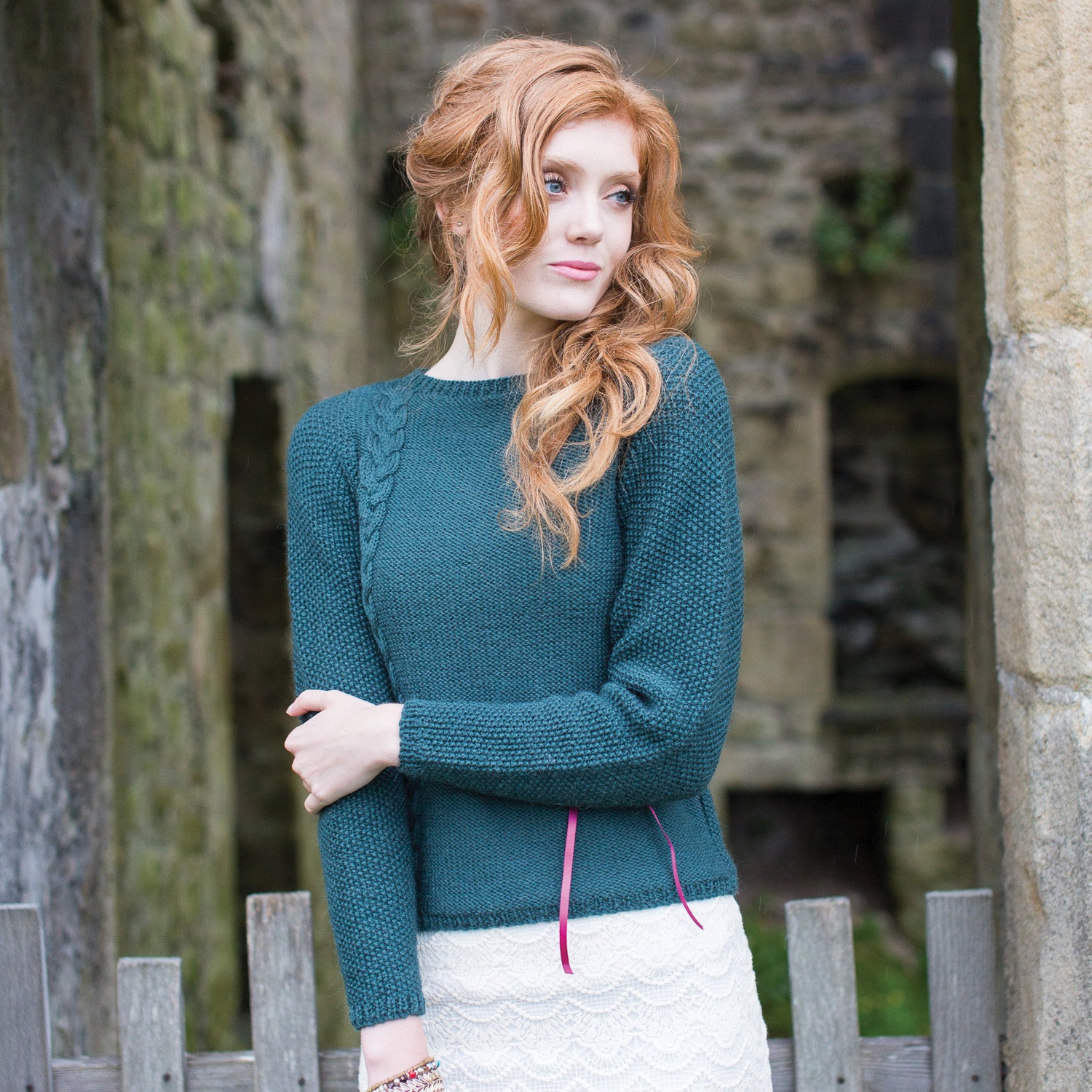 Patron de pull torsadé Elizabeth Braid (téléchargement PDF)
