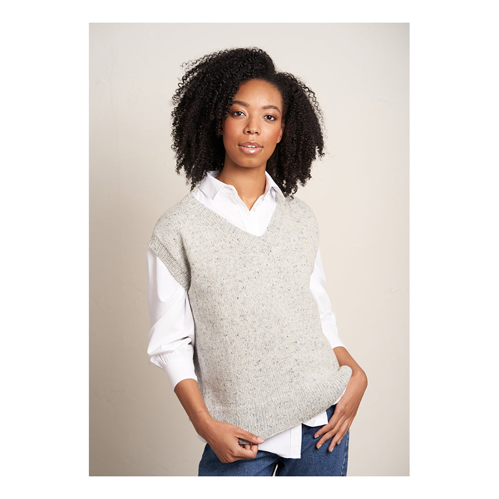 Women's v neck sweater on sale vest