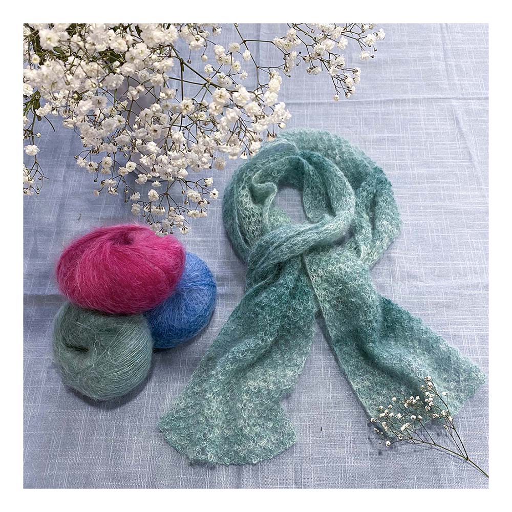 Écharpe Bramble - Modèle de tricot (téléchargement PDF)
