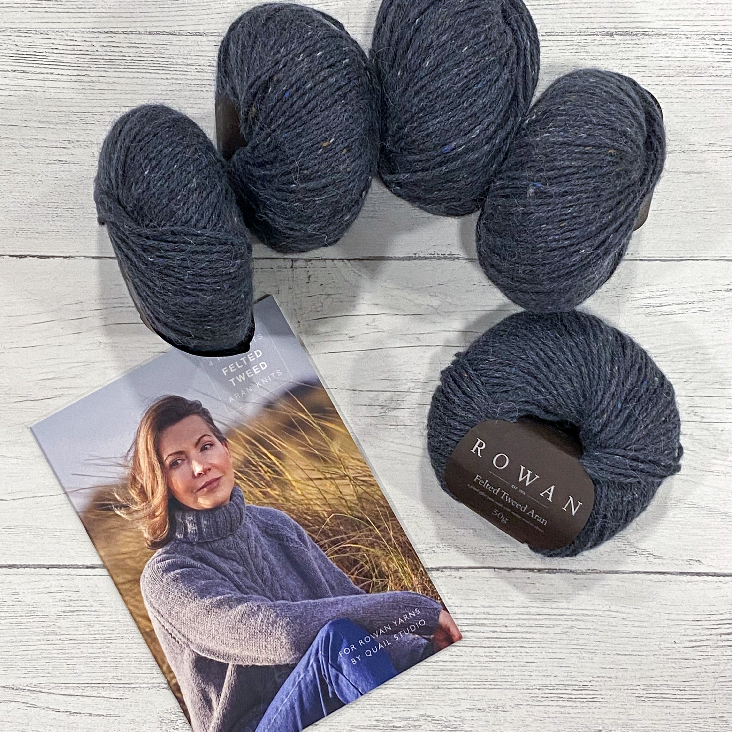 Rowan Felted Tweed Aran Clearance Bundles with FREE Patterns (while stock lasts)
