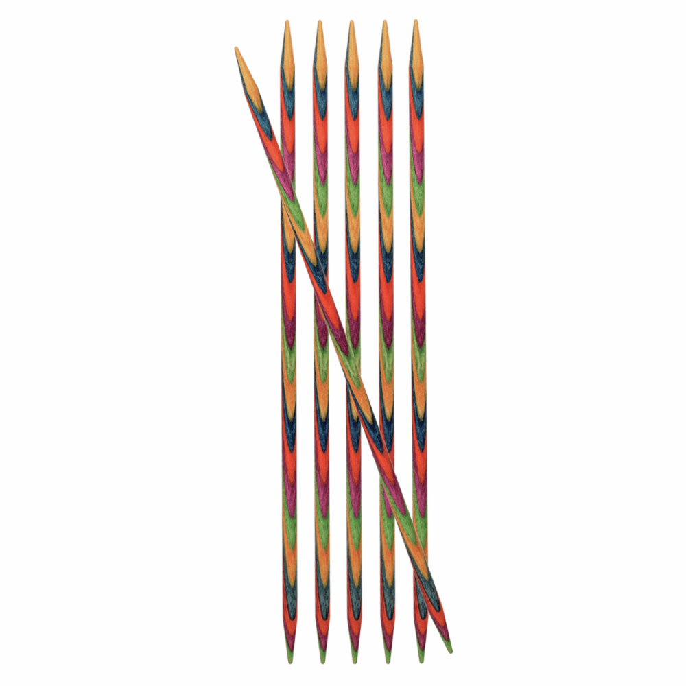 KnitPro Double Point Knitting Needles (Pack of 5) - Symfonie - 20cm