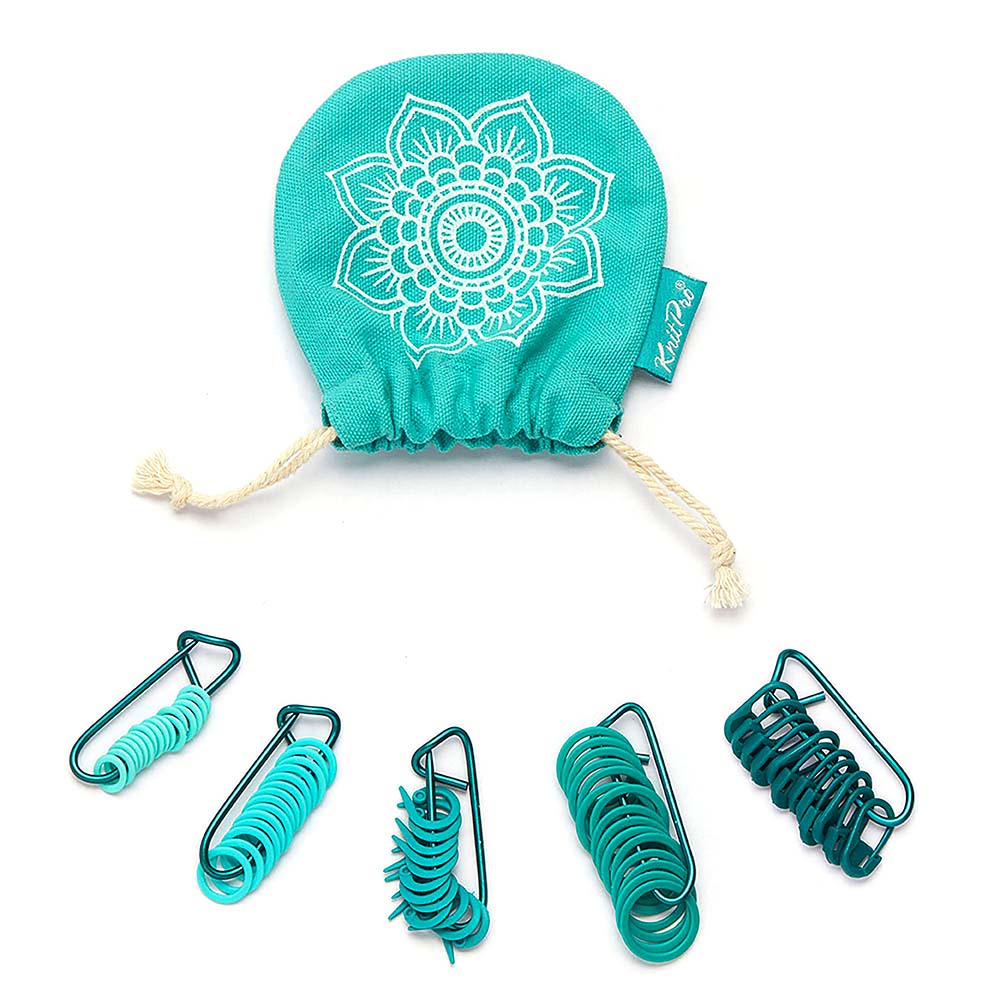 Knitpro Maschenmarkierer The Mindful Collection Mega-Packung mit 100 Stück