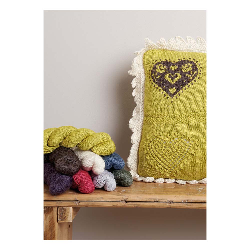 Mit Liebe gestrickte Kissen und Überwürfe KAL (PDF-Download)