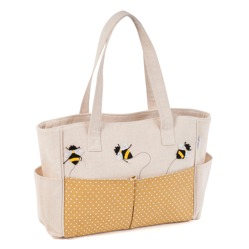 Bee Appliqué Craft Bag