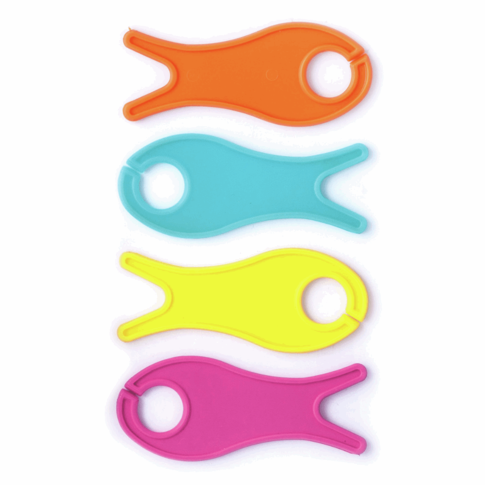 Bobines de fil Pony en forme de poisson, petites