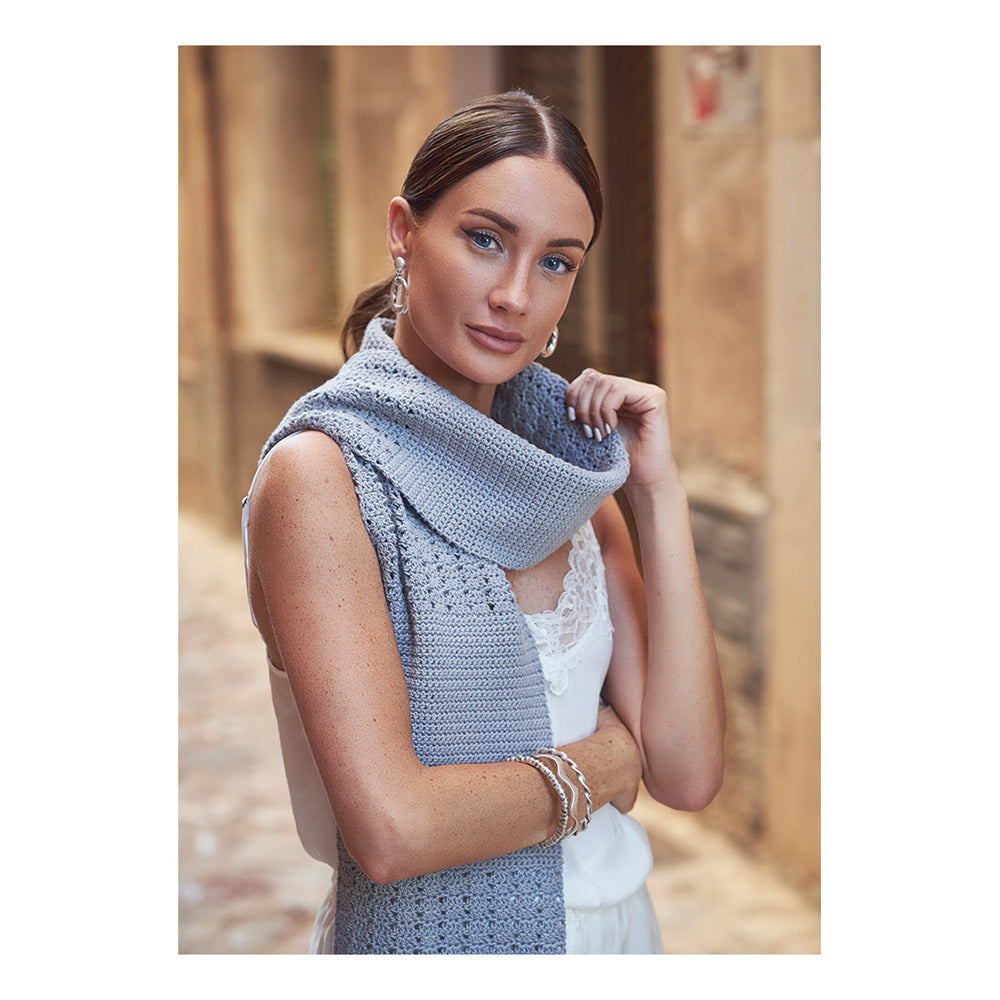 Creative Linen Scarf – Crochet Kit