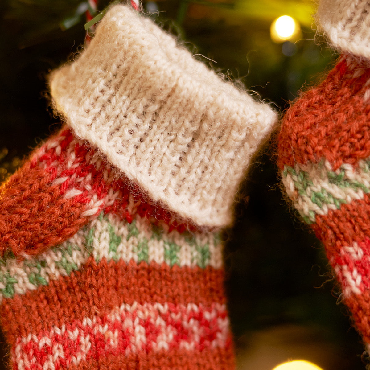 WYS Buddy - Knitted Baby Christmas Sock Pattern (FREE PDF Download)