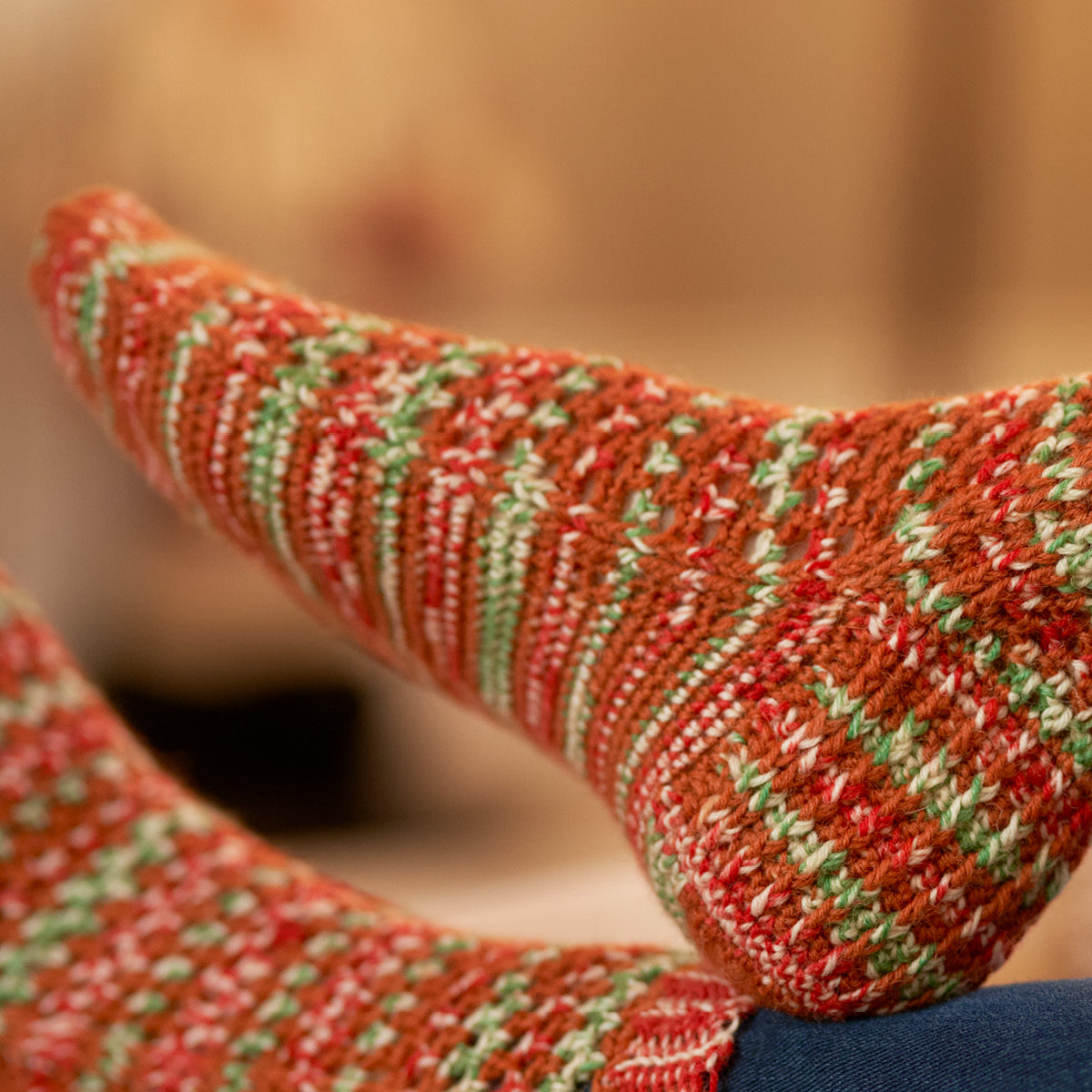 WYS Clementine - Christmas Crochet Sock Pattern (FREE PDF Download)