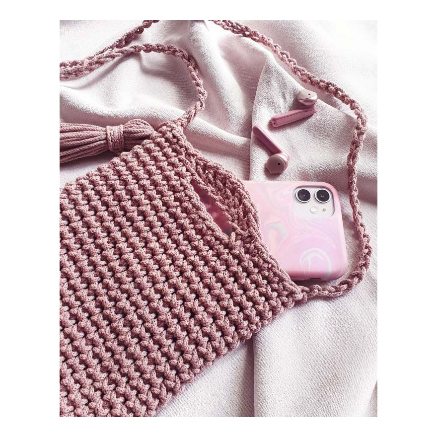 Sac pour téléphone au crochet (PDF téléchargeable)