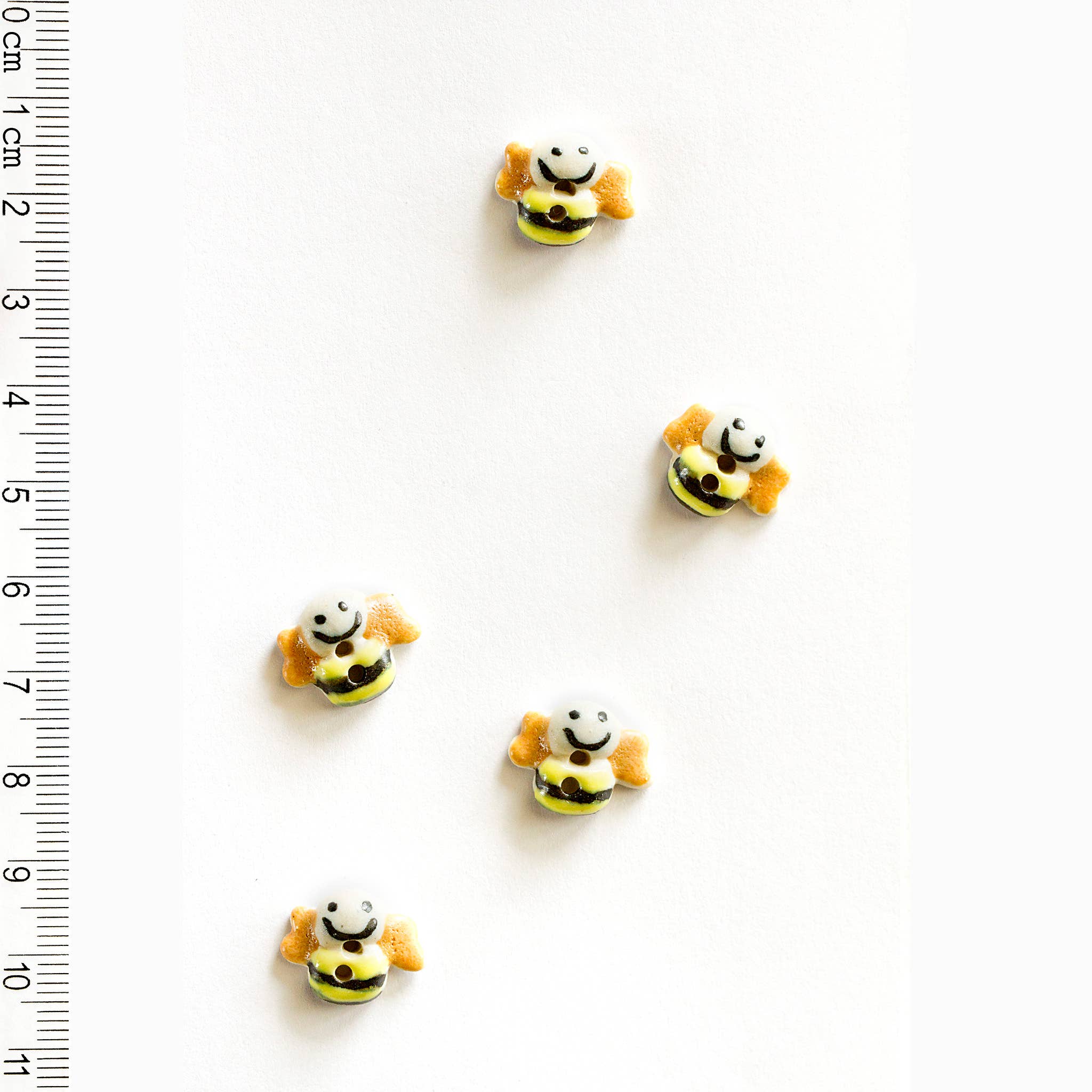 Boutons incomparables - 5 boutons abeilles