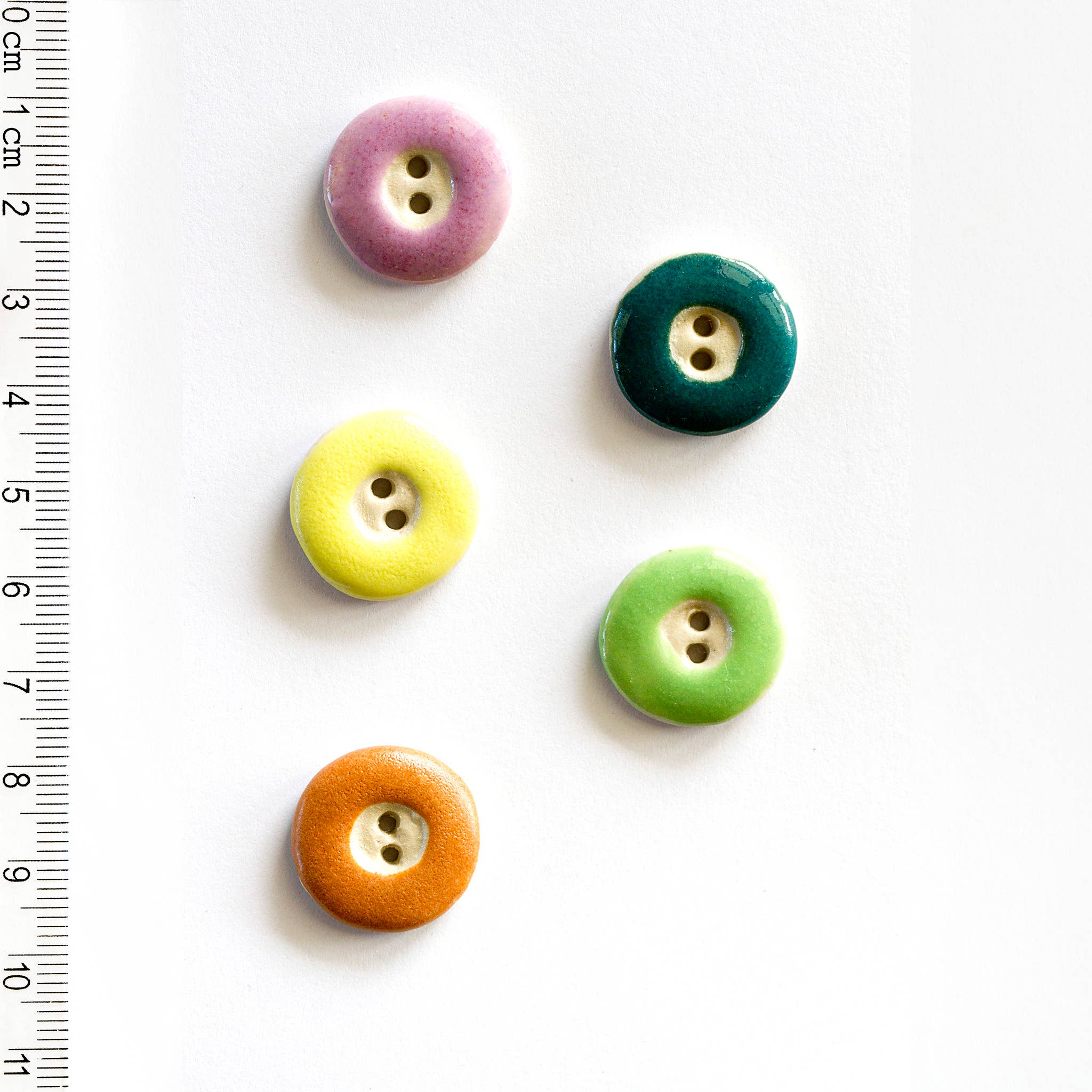 Boutons incomparables - 5 boutons bonbons