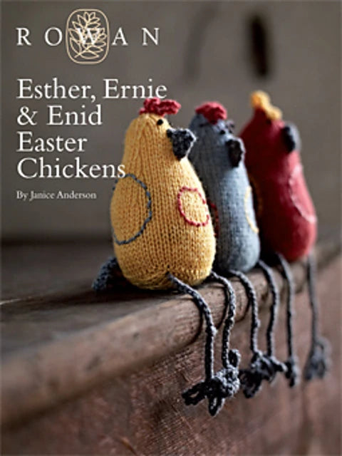 Esther, Ernie & Enid Easter Chickens - Knitting Pattern (FREE PDF download)