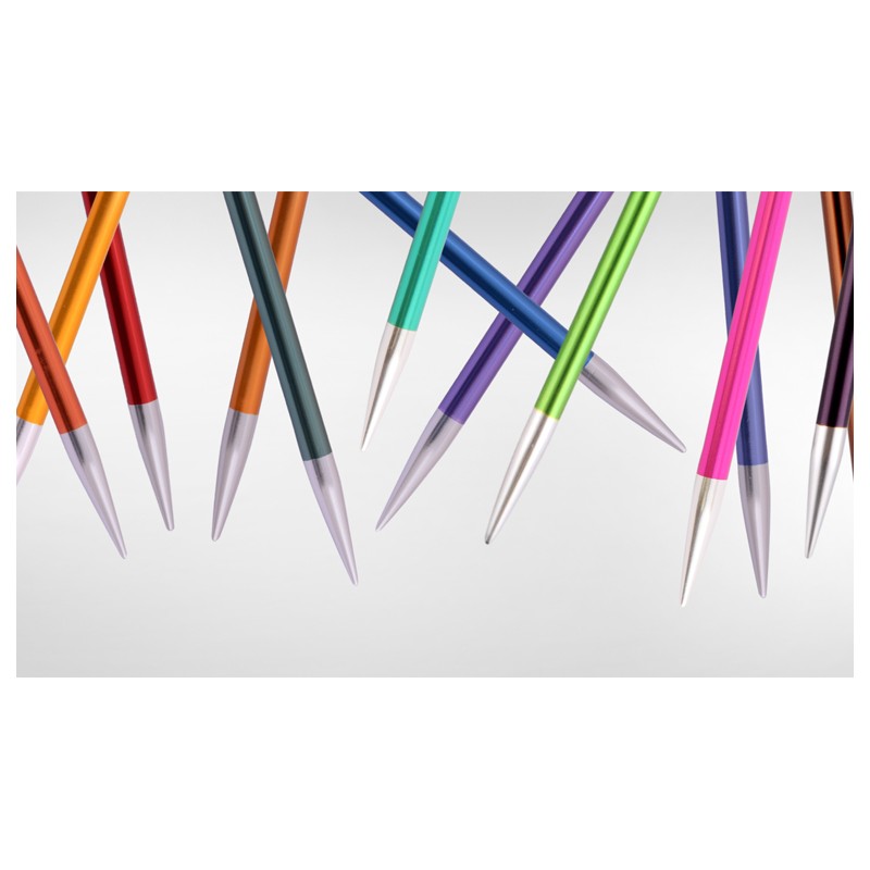 KnitPro Single Pointed Knitting Needles - Zing - 30cm