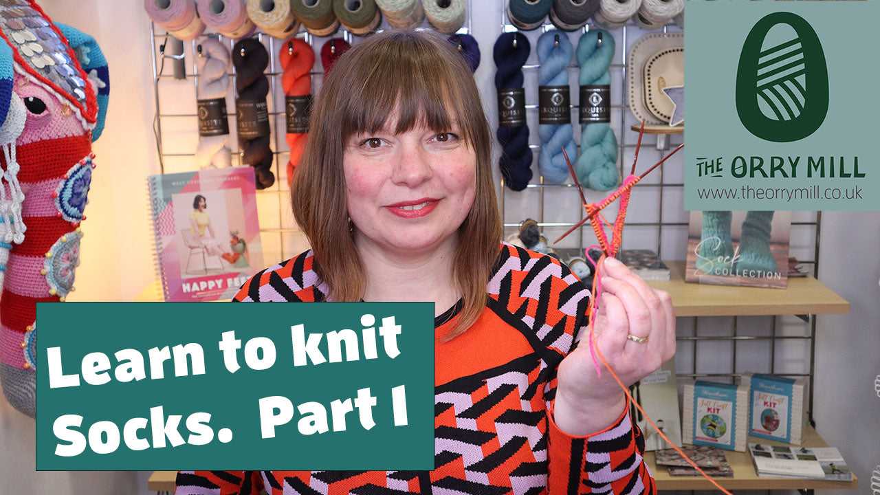 Learn to knit socks with Tilde