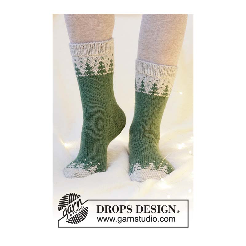 Forest Spell Socks - FREE Knitting Pattern (PDF Download)