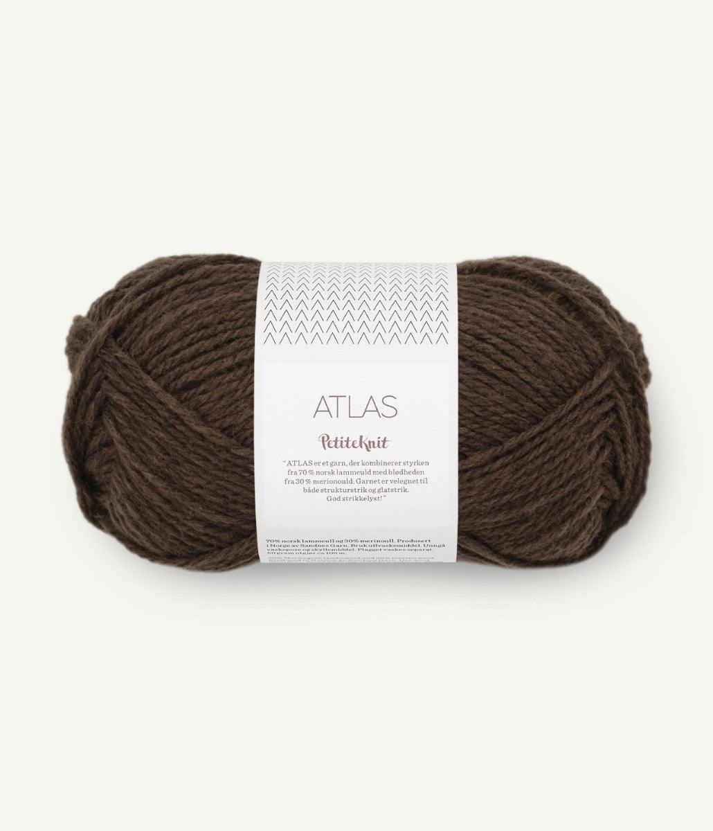 Otto Sweater Junior kit - Coffee Melange 2381 with Light Beige Melange 3021