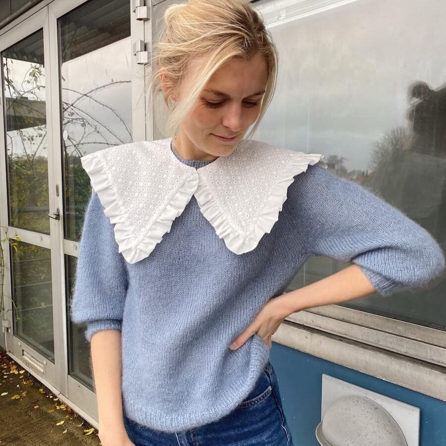 PetiteKnit Pullover für Anfänger – Mohair Edition – Strickmuster