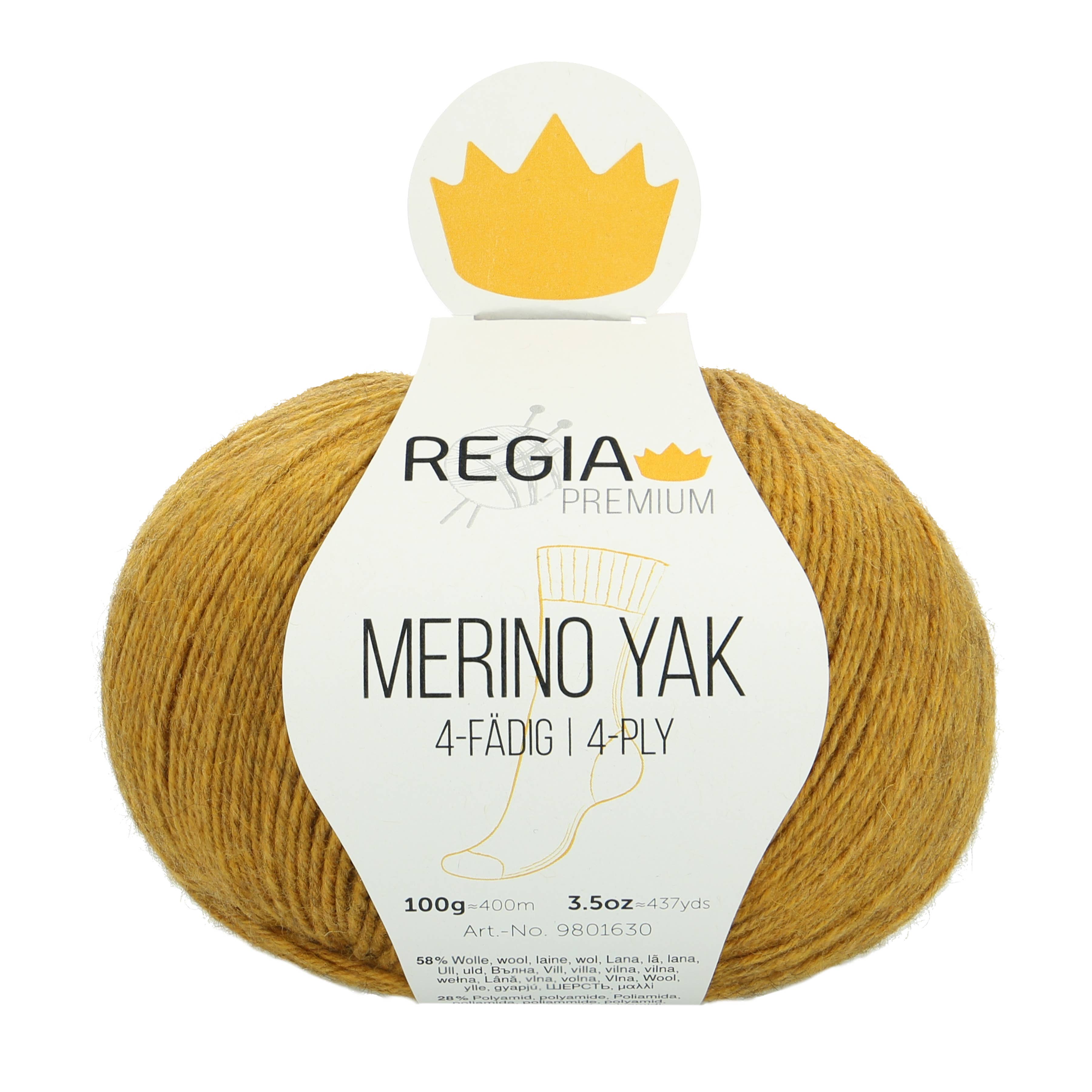 REGIA Premium Merino Yak 4-ply Sock Wool