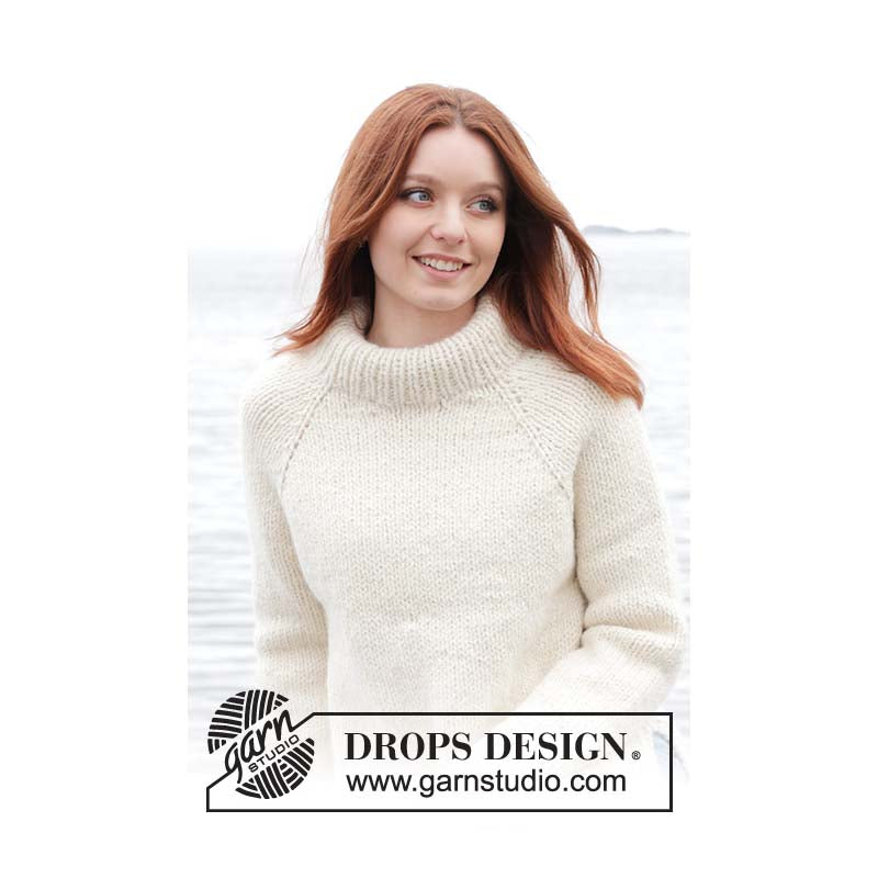 Drops - Under the Moon Sweater - FREE Knitting Pattern (PDF Download)