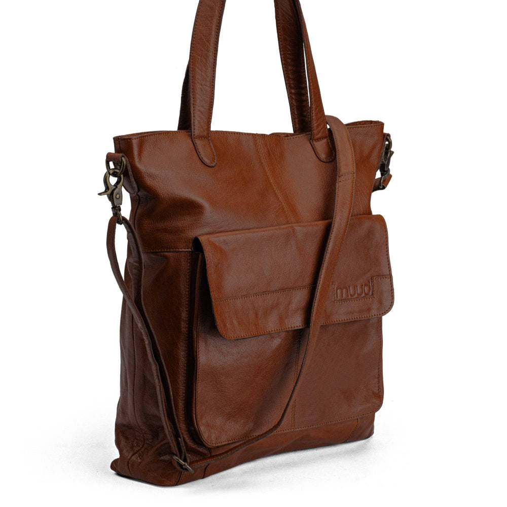 muud Arendal - Leather Knitting Project Bag