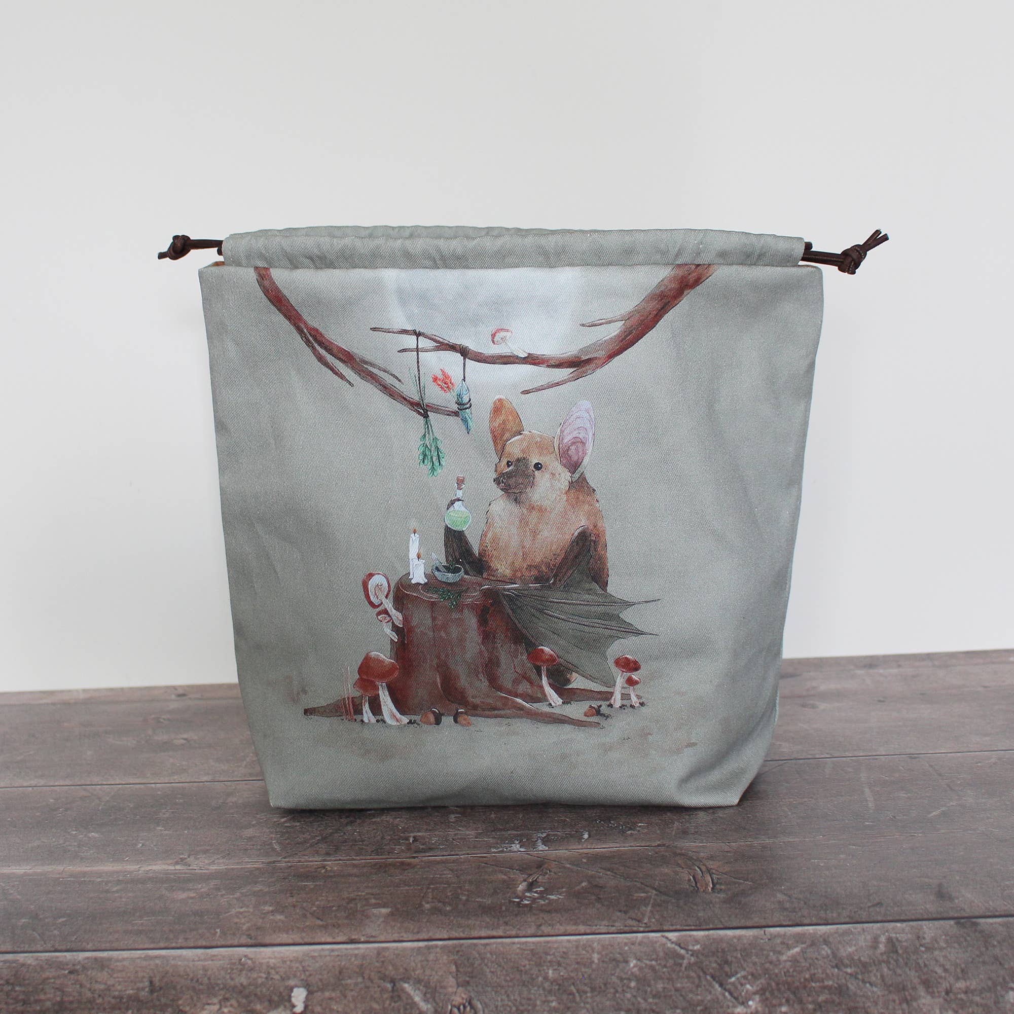 The Blue Rabbit House - Luna the Bat - Project Bag