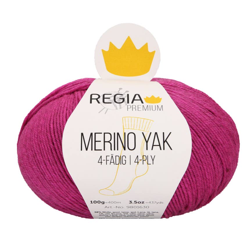 REGIA Premium Merino Yak 4-fädige Sockenwolle