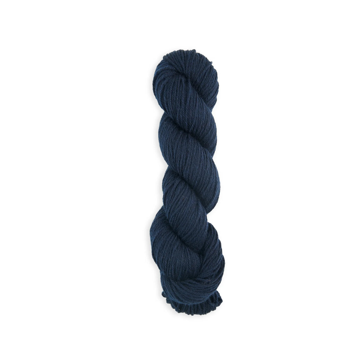 Bramble & Fleece Wooltrace DK British wool yarn in shade Perfect Navy 318