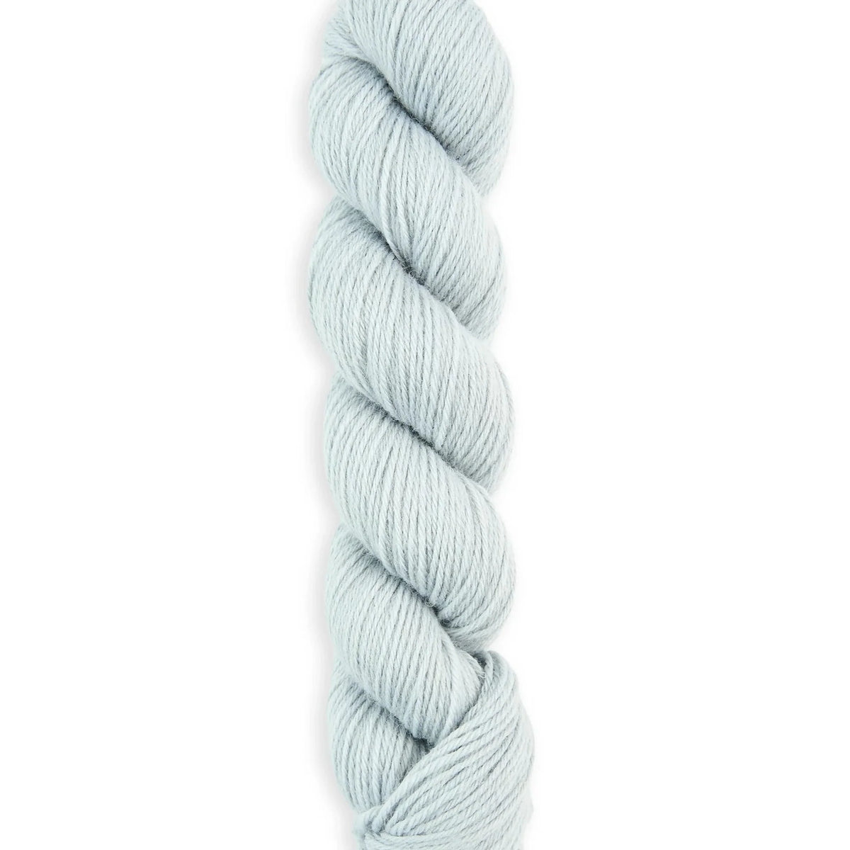 Bramble & Fleece Wooltrace DK British wool yarn in shade Silver Skies 312