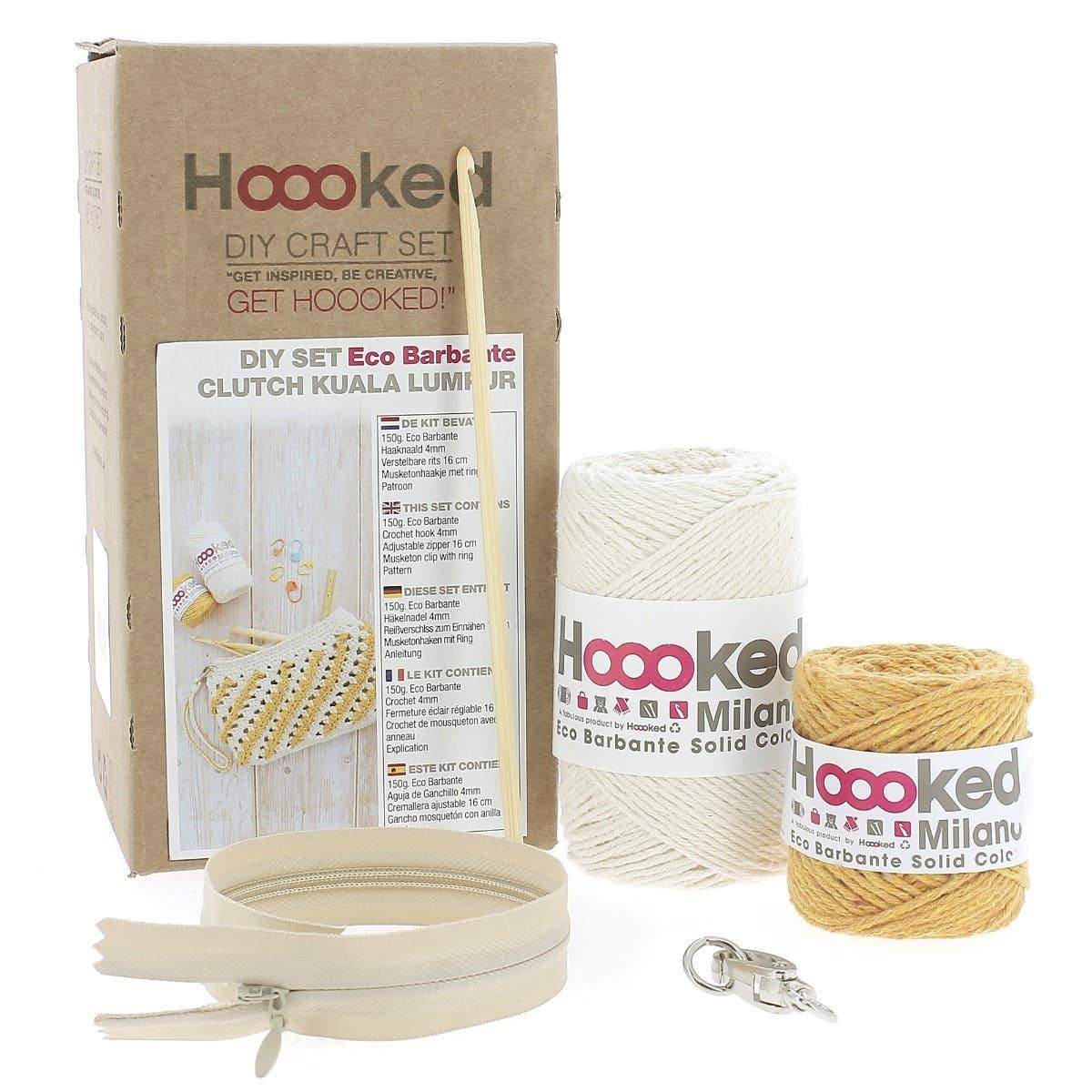 Hoooked Kuala Lumpur Clutch - Crochet Kit