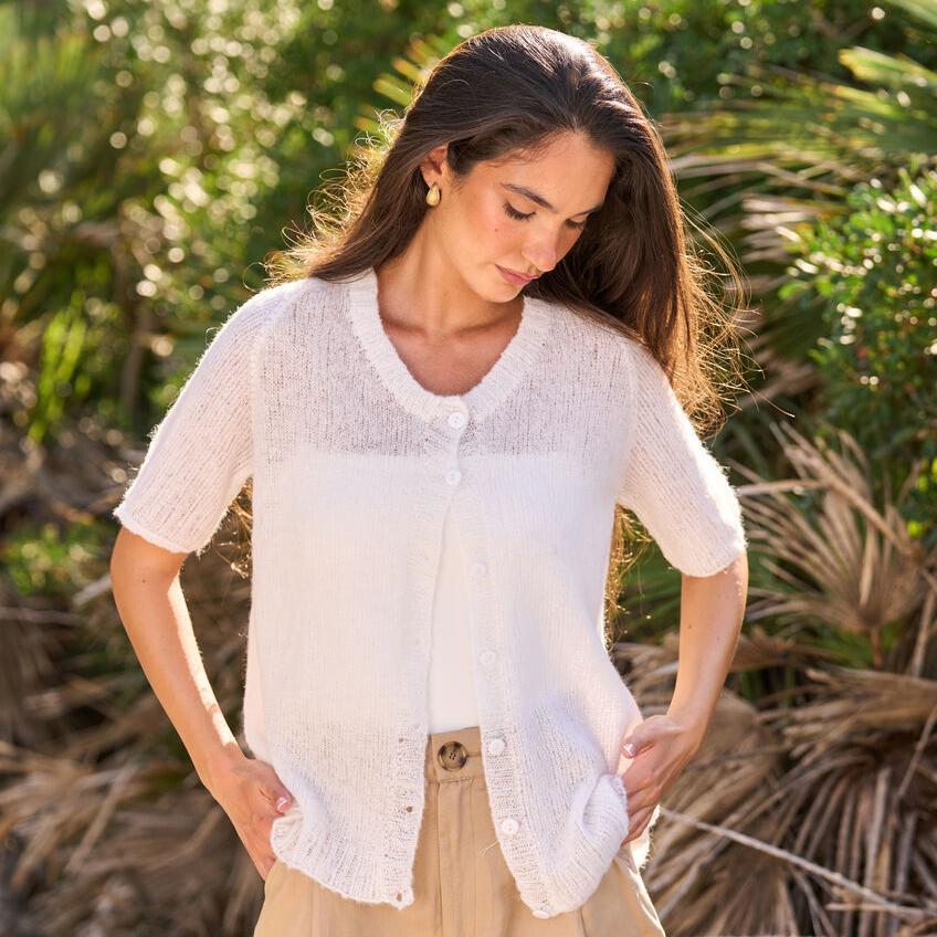 Mode at Rowan Mirage Cardigan – Knitting Pattern